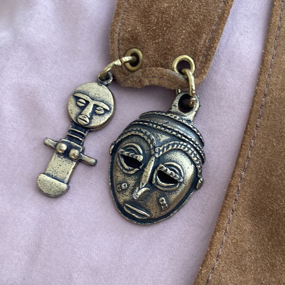 Suede Leather tribal belt - Picture 5 of 11